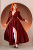 Clarice Coat Dress in Cabernet | Laura Byrnes Design