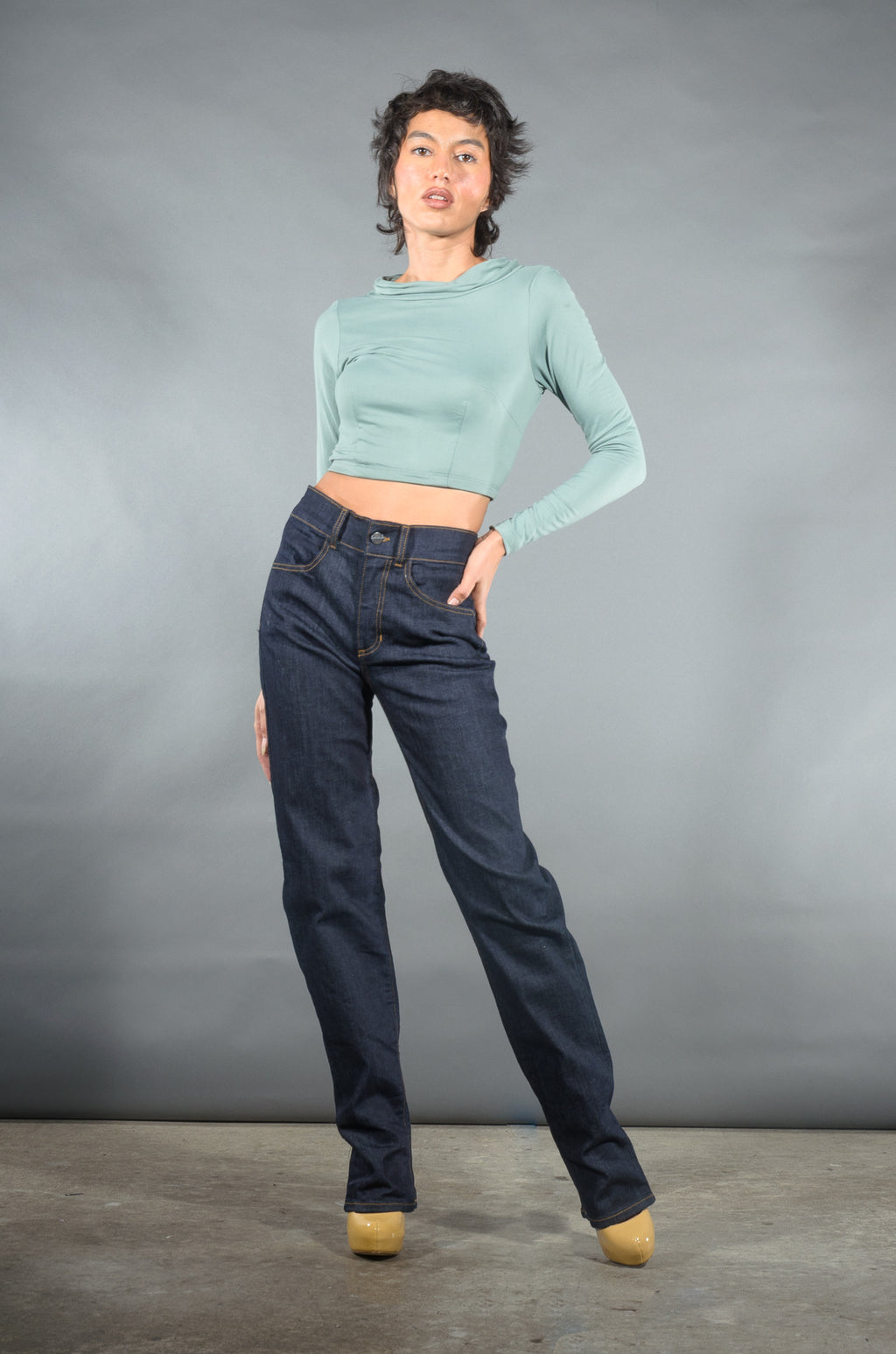 Raw Denim Boyfriend Jeans | Laura Byrnes Designs