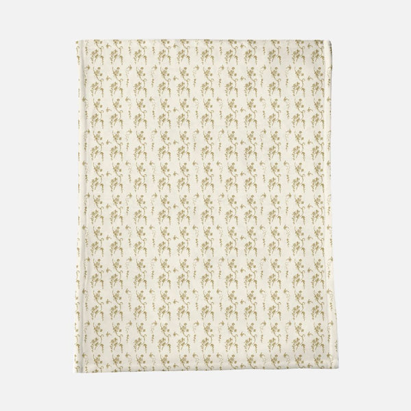 Minky Blanket in Gold Trapani Liberty Print - 30" x 40" - Laura Byrnes Design