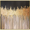 Acrylic Painting on Canvas Gold Leaf Texture Wall Art Home Decor